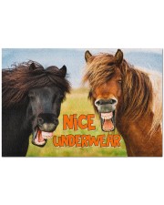 NICE UNDERWEAR FUNNY GIFT FOR HORSE LOVERS Doormat 34" x 23" front