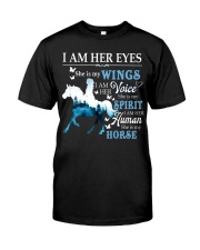 I AM HER EYES SHE IS MY HORSE Classic T-Shirt tile
