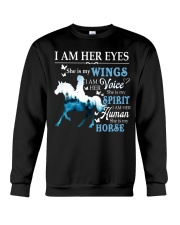 I AM HER EYES SHE IS MY HORSE Crewneck Sweatshirt tile