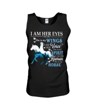 I AM HER EYES SHE IS MY HORSE Unisex Tank tile