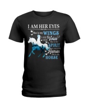 I AM HER EYES SHE IS MY HORSE Ladies T-Shirt tile