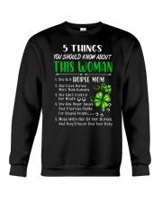 5 THINGS YOU SHOULD KNOW ABOUT THIS HORSE MOM Crewneck Sweatshirt tile