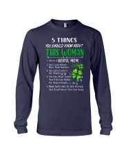 5 THINGS YOU SHOULD KNOW ABOUT THIS HORSE MOM Long Sleeve Tee tile