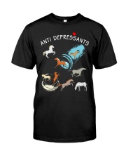 ANTI DEPRESSANTS FUNNY HORSE Classic T-Shirt tile