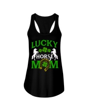 LUCKY HORSE MOM Ladies Flowy Tank tile