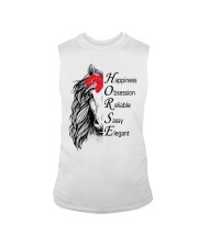 HAPPINESS OBSESSION RELIABLE SASSY ELEGANT Sleeveless Tee tile
