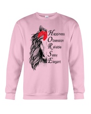 HAPPINESS OBSESSION RELIABLE SASSY ELEGANT Crewneck Sweatshirt tile