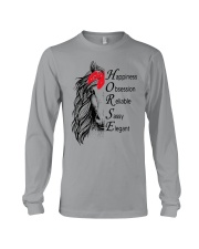HAPPINESS OBSESSION RELIABLE SASSY ELEGANT Long Sleeve Tee tile