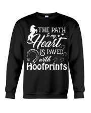 THE PATH IS PAVED WITH HOOFPRINTS Crewneck Sweatshirt tile