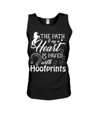 THE PATH IS PAVED WITH HOOFPRINTS Unisex Tank tile