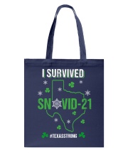 I SURVIVED SNOVID21 Tote Bag tile