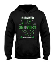 I SURVIVED SNOVID21 Hooded Sweatshirt front