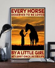 HORSE DESERVES TO BE LOVED BY A LITTLE GIRL 24x36 Poster lifestyle-poster-2