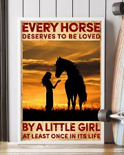 HORSE DESERVES TO BE LOVED BY A LITTLE GIRL 24x36 Poster lifestyle-poster-4