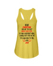 HORSE MOM YOU ARE THE BEST PERSONALISED GIFT Ladies Flowy Tank tile