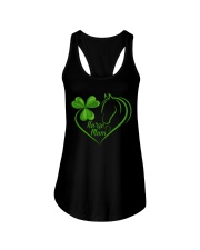 HORSE MOM ST PATRICK DAY Ladies Flowy Tank tile