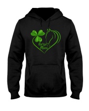 HORSE MOM ST PATRICK DAY Hooded Sweatshirt front