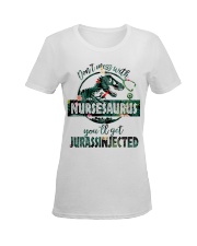 FUNNY NURSE SHIRT Ladies T-Shirt women-premium-crewneck-shirt-front