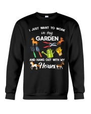 HANG OUT WITH MY HORSES Crewneck Sweatshirt tile