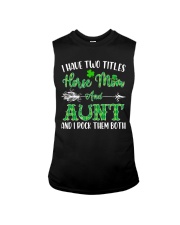 TWO TITLES HORSE MOM AND AUNT Sleeveless Tee tile
