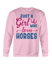 JUST A GIRL WHO LOVES HORSES Crewneck Sweatshirt tile