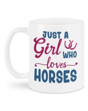 JUST A GIRL WHO LOVES HORSES Mug back