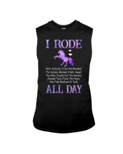 I RODE ALL DAY Sleeveless Tee tile