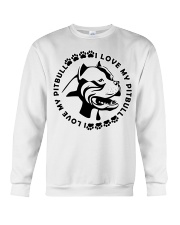 I Love my Pitbull shirt Love Pitbulls Crewneck Sweatshirt thumbnail