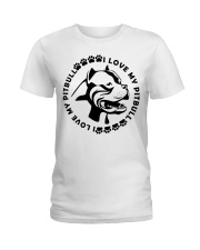 I Love my Pitbull shirt Love Pitbulls Ladies T-Shirt thumbnail