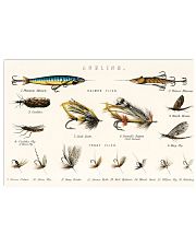 Vintage Fly Fishing Print Horizontal Poster tile