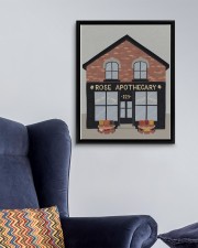 Rose House 11x14 Black Floating Framed Canvas Prints aos-floating-framed-canvas-pgw-11x14-black-lifestyle-front-02