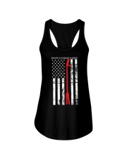 Red Thin Line - Halligan Bar Ladies Flowy Tank thumbnail