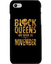 Black Queens Are Born in November Phone Case thumbnail