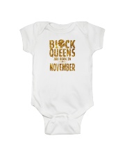 Black Queens Are Born in November Onesie thumbnail