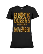 Black Queens Are Born in November Premium Fit Ladies Tee thumbnail