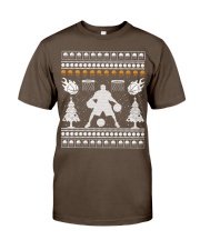 Basketball ugly christmas sweater Premium Fit Mens Tee thumbnail