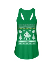 Basketball ugly christmas sweater Ladies Flowy Tank thumbnail