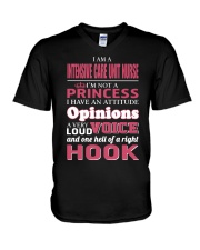 INTENSIVE CARE UNIT NURSE V-Neck T-Shirt tile