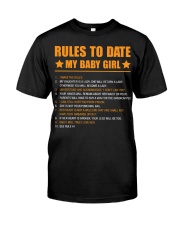 RULES BABY GIRL Classic T-Shirt front