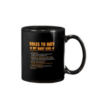 RULES BABY GIRL Mug tile