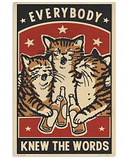 Every body knew the worrds 11x17 Poster front