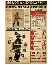 Firefighter Knowledge 2 11x17 Poster front