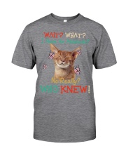 Wait What Classic T-Shirt front