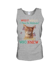 Wait What Unisex Tank tile
