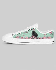 Black cats LOW TOP SHOES Women's Low Top White Shoes aos-women-low-top-shoes-ghosted-white-outside-left-01