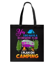 camping 8 Tote Bag tile