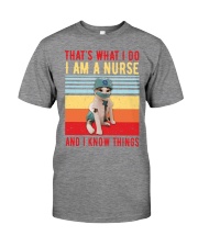 That's what i do i am a nurse 2 Premium Fit Mens Tee tile