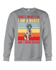That's what i do i am a nurse 2 Crewneck Sweatshirt tile