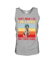 That's what i do i am a nurse 2 Unisex Tank tile