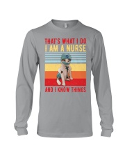 That's what i do i am a nurse 2 Long Sleeve Tee tile
